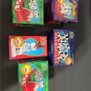 Disney 101 Dalmatians Snow Globe Collection - Red and Purple